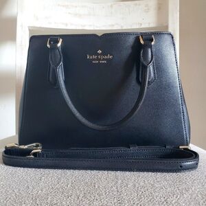 Kate Spade New York Tippy Small Triple Compartment Satchel Black